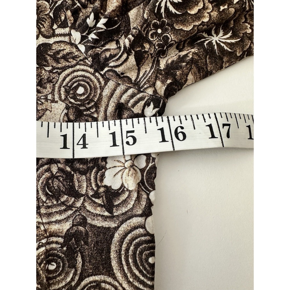 ULLA JOHNSON Aurelia Turtleneck Top Womens Small Floral Long Sleeve Stretch - Picture 6 of 7